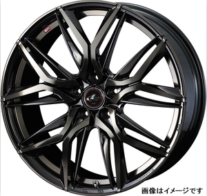 【個人宅発送可能】Weds ウェッズ 19×7.5J +53 5穴 PCD114.3 PBMC/TI ホイール 1本 LEONIS LM レオニス レオニス・エルエム (40835)