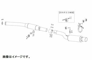 【自動車関連業者様限定】FUJITSUBO フジツボ マフラー レガリス シリーズ Super R NISSAN BNR32 スカイラインGT-R (300-15167)