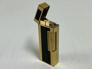 4h dunhill ダンヒル ガスライター ローラー ゴールド ブラック 