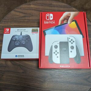 Nintendo Switch 有機ELモデル 任天堂　全付属品付き　コントローラー付き　即発送　美品期間限定値引き中