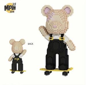 ベアブリック　400% Bearbrick スケボー　LEGO レゴ　LaQ