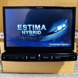  Estima Alpine EX900 car navigation system map data 2017 Bluetooth