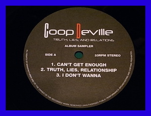 Coop Deville / Truth, Lies And Relations Album Sampler/♪Can't Get Enough/5点以上で送料無料、10点以上で10%割引!!!/12'