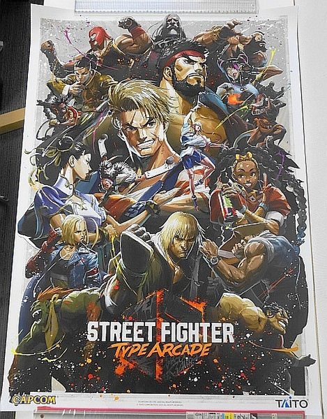 ストリート ファイター ６ タイプアーケード 業務用 B1 ポスター 最新版 未使用品 STREET FIGHTER ６　在庫ラスト