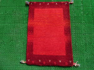 ギャッベ◆ペルシャ絨毯◆アンティーク 家具◆北欧◆骨董◆茶道 華道◆ ｊ2024-0401-102-5 お