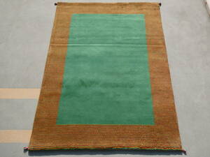 ◆ふかふか２ｃｍ◆ギャッベペルシャ絨毯アンティーク 家具北欧◆骨董◆茶道 華道◆ 243×168cm 2023-1228-36-106ま