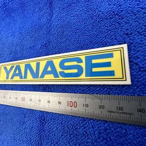 YANASE ヤナセ ステッカー デカール 未使用品 レーザー刻印有の画像4