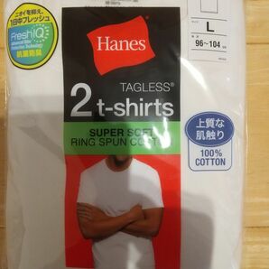 Hanes 綿100% Tシャツ２枚組 Lサイズ 