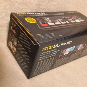 【ほぼ新品】ATEM Mini Pro ISO ブラックマジック デザイン Blackmagic Design ライブストリーミング スイッチャー の画像8