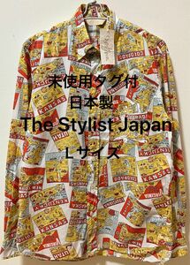 未使用タグ付き　日本製　The Stylist Japan ザスタイリストジャパン　長袖アロハシャツ　