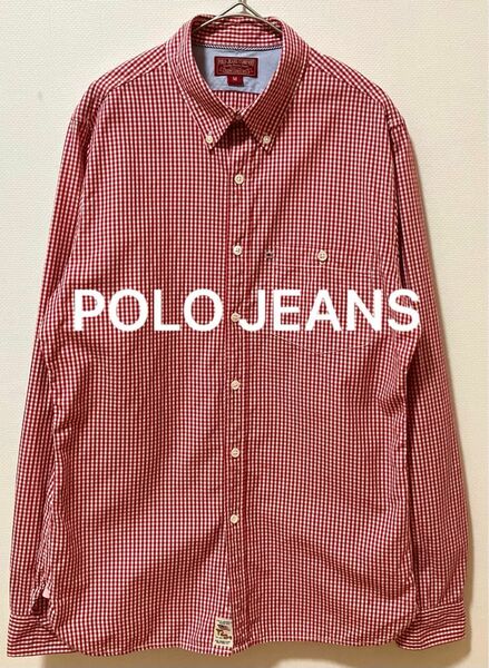 POLO JEANS ポロジーンズ　ラルフローレン　ボタンダウン　ギンガムチェックシャツ