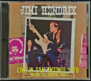 Jimi Hendrix Live in San Antonio 1970 ◎ ジミヘンドリックス レア! 発掘音源 サンアントニオ 完全版 2枚組 カントリーファンク 