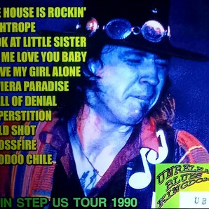 Stevie Ray Vaughan& Double TroubleIn Step Us Tour 1990 スティーヴィーレイヴォーン Jimi Hendrix ジミヘンドリックス ブルースの画像3