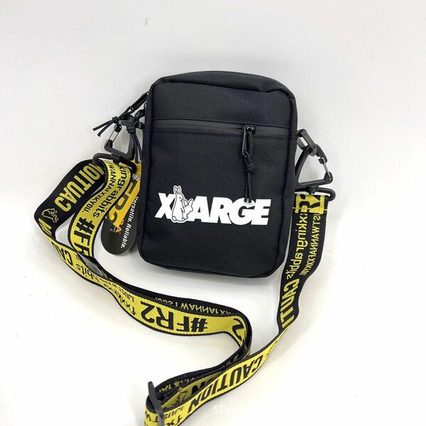 XLARGE FR2 ショルダーバッグ ブラック　黒　男女兼用　