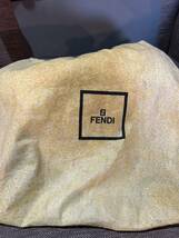 FENDI フェンディ レザー ペカン柄 ミニボストンバッグ ハンドバッグ 袋あり FENDI ハンドバッグ ミニボストンバッグ _画像10