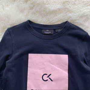 Calvin Klein カルバンクライン トレーナー ネイビー Sの画像2