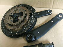 中古 クランクとBBセット 170mm-48-36-26T SHIMANO FC-M521 BB-ES25 　968_画像6