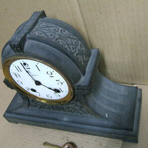 中古 ANSONIA アンティーク 置時計 アンソニア ＵＳＡ 未確認ジャンク品の画像3