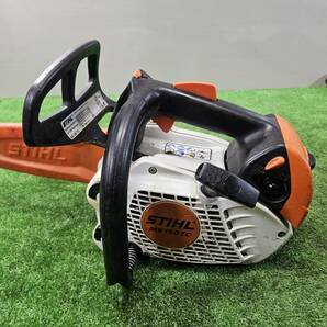 中古動作品 【スチール STIHL】 エンジンチェーンソー MS150TC チェンソー 軽量 小形 領収書対応の画像3