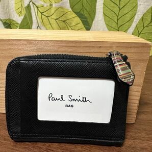 美品　ポールスミス　PAULSMITH 小銭入れ レザー カードケース