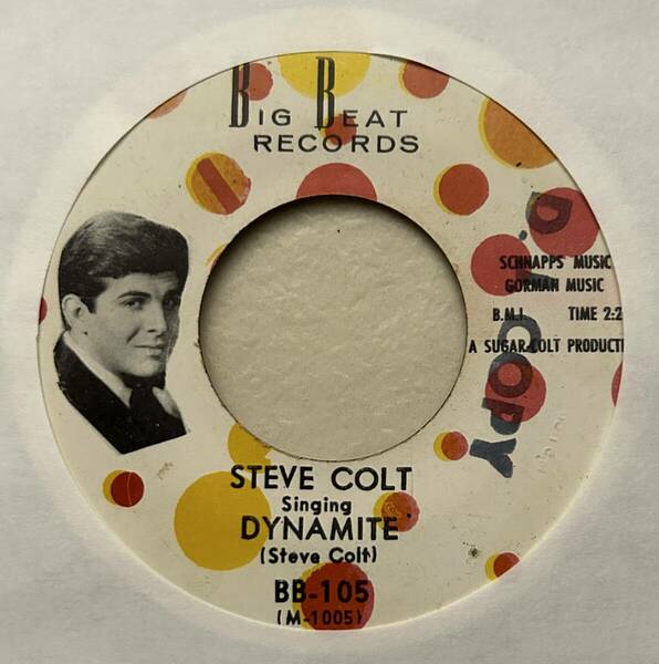 Steve Colt 「Dynamite / Take Away」 funk45 soul45 deep funk 7インチ ドラムブレイク
