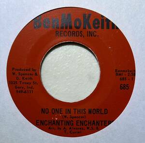 Enchanting Enchanters 「No One In This World / Boss Action」 funk45 soul45 deep funk 7インチ