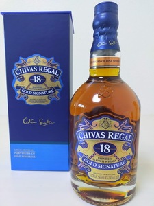 CHIVAS REGAL シーバスリーガル 18年 GOLD SIGNATURE ゴールドシグネチャー 700ml 40％ ウイスキー スコッチ 未開栓 箱付 