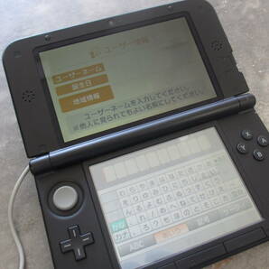 ニンテンドー 3DS LL 本体/レッド×ブラック系/SPR-001/動作確認済み ジャンクの画像2