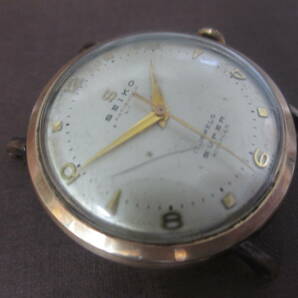 SEIKO ANTISHOCK SUPER NIVAFLEX 手巻き 17石 腕時計 14010 動作品 14K GOLD FILLEDの画像2