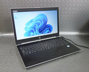 ◆SSD・HDD搭載◆HP ProBook450 G5◆Core i5-7200U@2.5GHz/8GB/SSD128GB+HDD500GB/Windows11Pro