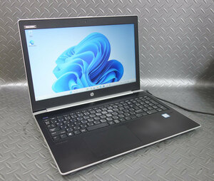 ◆SSD・HDD搭載◆HP ProBook450 G5◆Core i5-7200U@2.5GHz/8GB/SSD128GB+HDD500GB/Windows11Pro