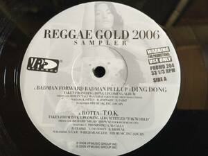 ★Reggae Gold 2006 Sampler 12EP ★Qsma2★ Ding Dong, T.O.K., Wayne Wonder, Assassin