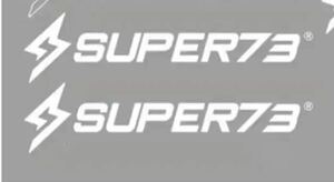 スーパー73 super73 ステッカー　ホワイト　eバイク　電動自転車