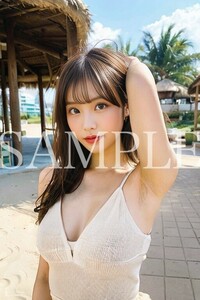 00033-4008537586 美女 ポスター 一点物 匿名配送 A4写真 セクシー 美人 かわいい コスプレ 水着 グラビア コレクション