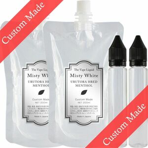 MisyWhite 400ml オーダーメイド ウルトラハードメンソールリキッド プルームテックプラス with2 VAPE