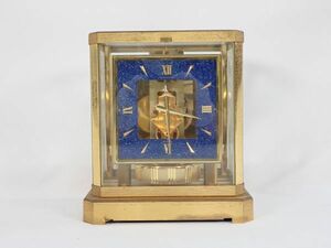 JAEGER LECOULTRE Jaeger-Le Coultre воздух часы 5913 ATMOSa Tomos класть часы голубой Gold работа товар 