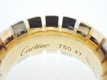 Cartier カルティエ リング 指輪 750 約17.1g スリーカラー 47 約6号 アクセサリー ジュエリー ファッション小物 ブランド品_画像6