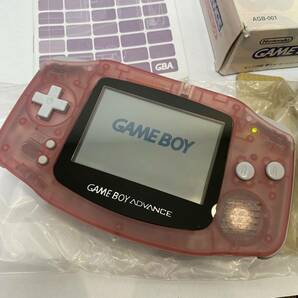 ゲームボーイアドバンス ■ほぼ 新品未使用並 極美品 レア GBA 任天堂 説明書 箱 Nintendo ニンテンドー ゲームボーイ ミルキーピンク の画像3