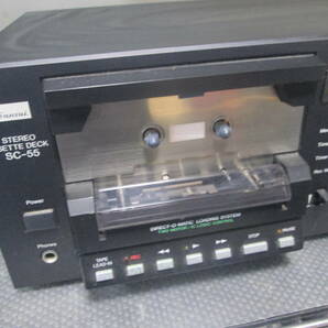 SANSUI サンスイ SC-55 カセットデッキ 通電OKの画像2