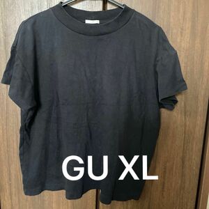 5月末削除予定　GU Tシャツ ブラック　XL