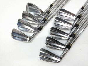 ♪送料無料 レフティ 左利き マッスルバック Mizuno Pro Staff ミズノプロ スタッフ アイアン 9本セット #3-SM スチール (S) E042301 @160