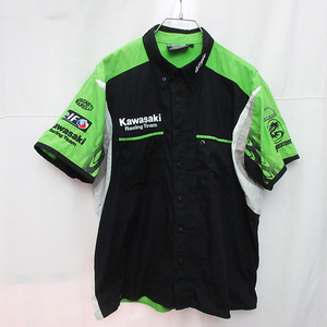  роскошный вышивка #KAWASAKI Racing Team Kawasaki рейсинг команда рубашка Ninjya Eckl рубашка "pit shirt" MotoGP MAGNETI MARELLI elf BRIDGESTONE