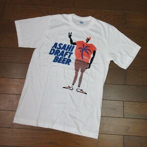 未使用・デッドストック！■ASAHI アサヒ 80s DRAFT BEER Tシャツ 日本製 アサヒドラフトビール キャンボーイ ヴィンテージ レトロ