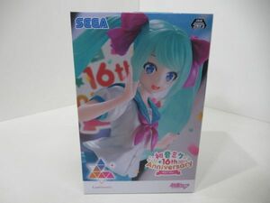 初音ミクシリーズ Luminasta 初音ミク 16th Anniversary KEI Ver. 新品未開封品 プライズ フィギュア SEGAセガプラザ ルミナスタ