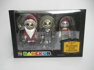 メディコムトイ BABEKUB ナイトメア・ビフォア・クリスマス 3体セット べいぶきゅぶ MEDICOM TOY ナイトメアー Nightmare Before Christmas