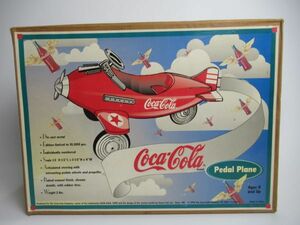 コカコーラ Coca-Cola 1/3 ペダルプレーン Pedal Plane ダイキャスト プロペラ 飛行機 希少レア 限定品