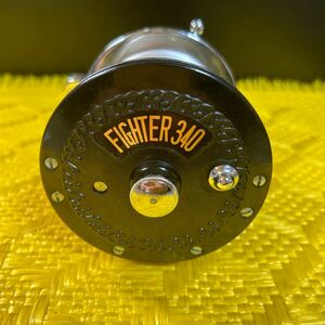  OLYMPIC オリムピック 両軸 リール ファイター FIGHTER 340 右ハンドル 釣具　