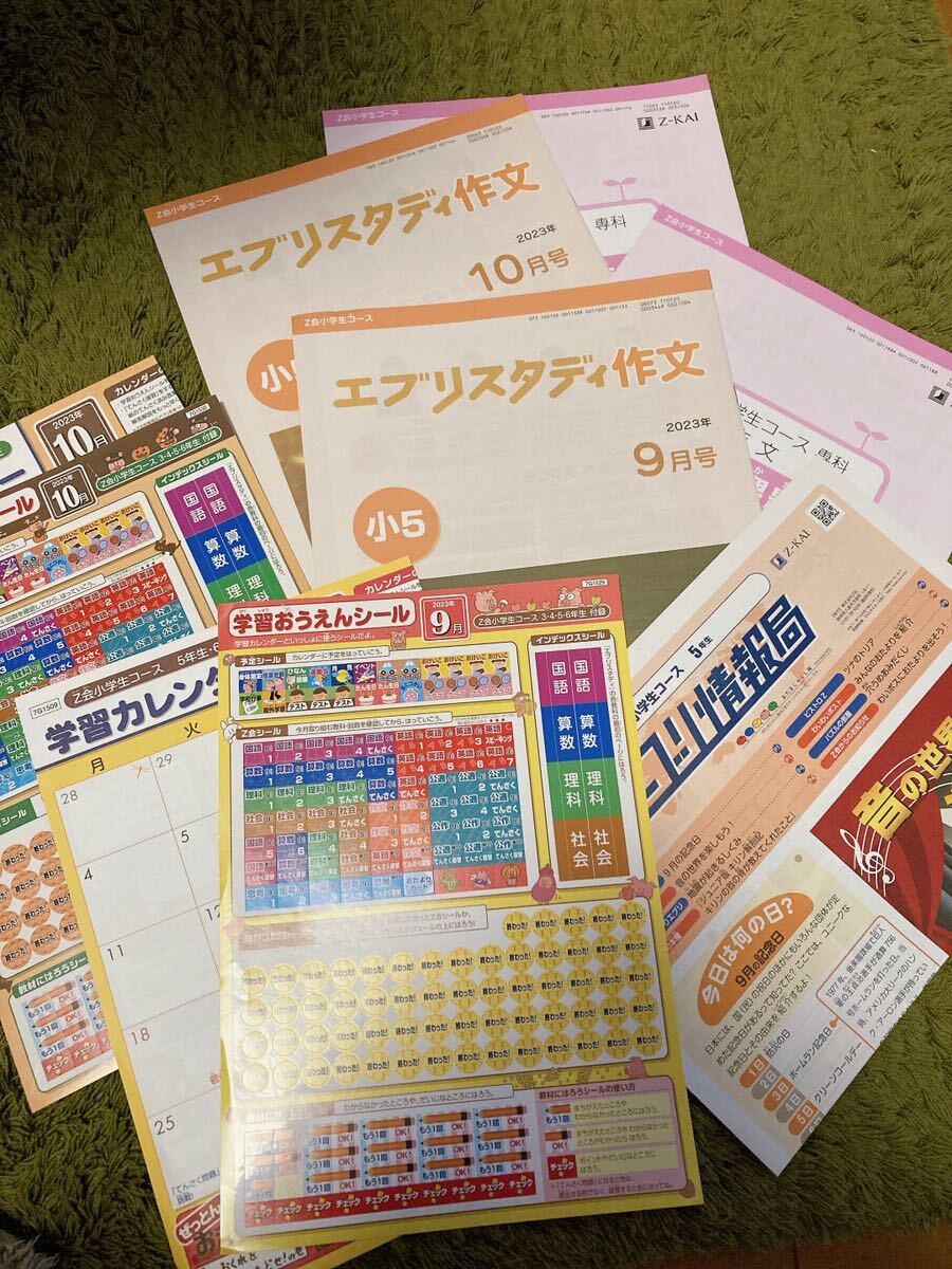 【未使用】エブリスタディ 小5 2025年6月号 教材セット 未使用】エブリスタディ 小5 2025年6月号 教材セット Z会小学生
