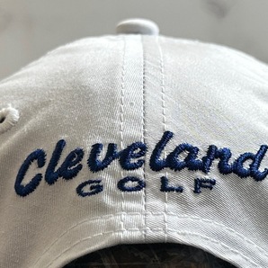 【未使用品】320KB★Cleveland GOLF クリーブランド ゴルフキャップ 帽子 CAP 上品で高級感のあるホワイトのコットン素材♪《FREEサイズ》の画像8