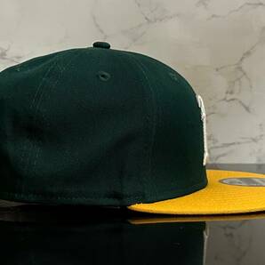 【未使用品】31F★NEW ERA ニューラ 9FIFTY×MLB オークランド アスレチックス Oakland Athletics キャップ 帽子《サイズ MEDIUM-LARGE》の画像5